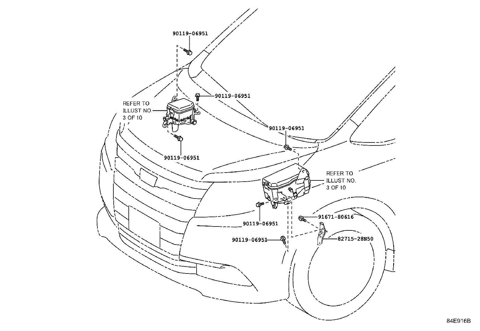 C9277-28040 BRACKET, LIFT CONTROL SWITCH product image