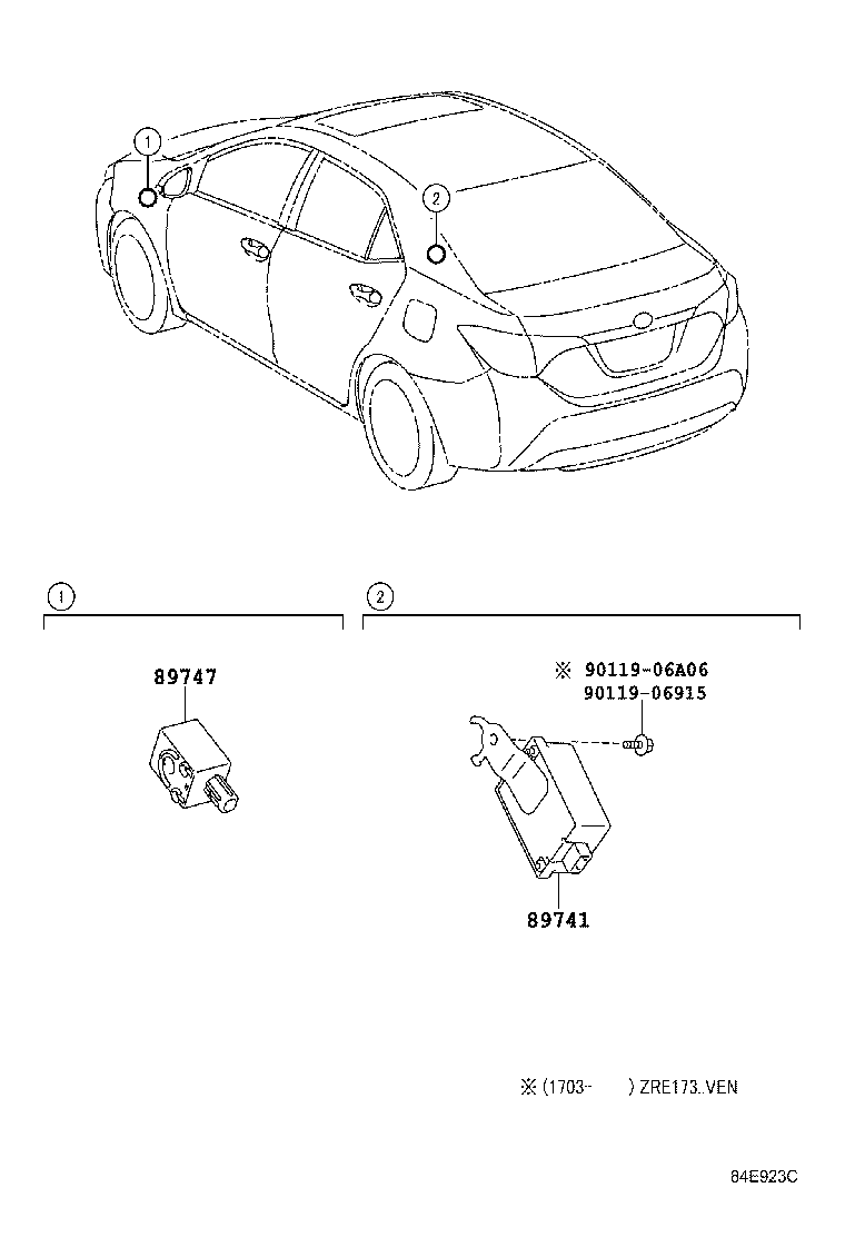 89990-12180 COMPUTER ASSY, SMART KEY product image
