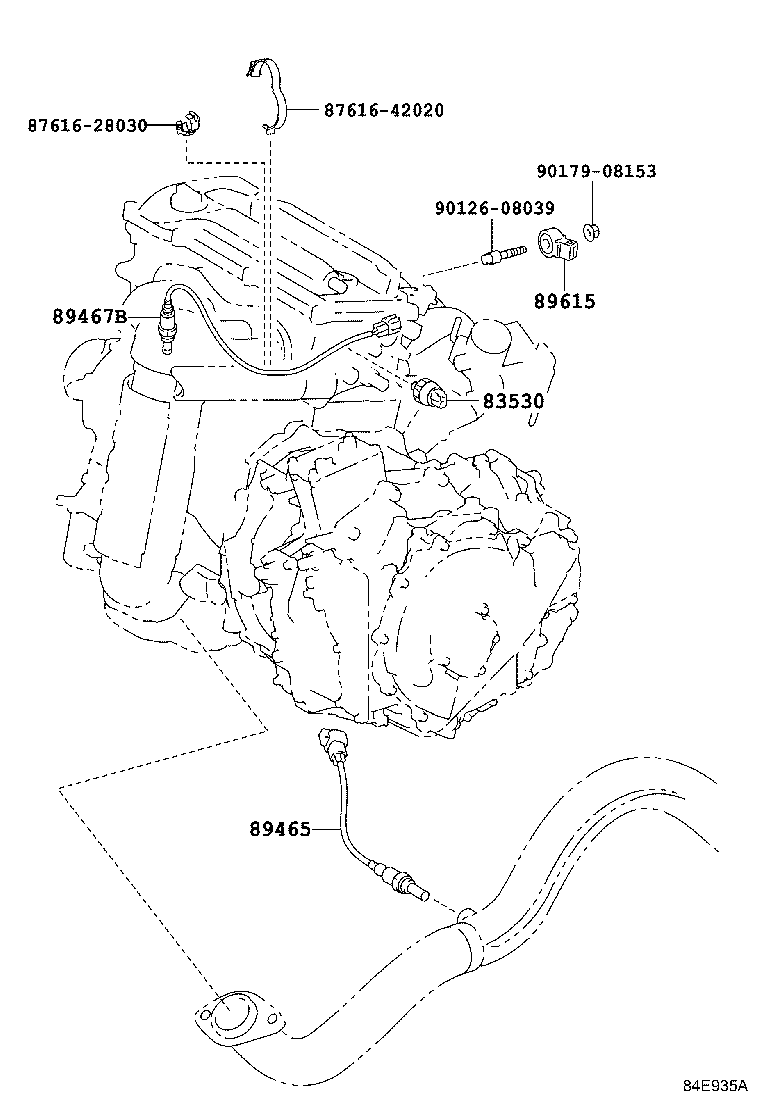 84720-28050 SWITCH ASSY, PATTERN SELECT, NO.1 product image