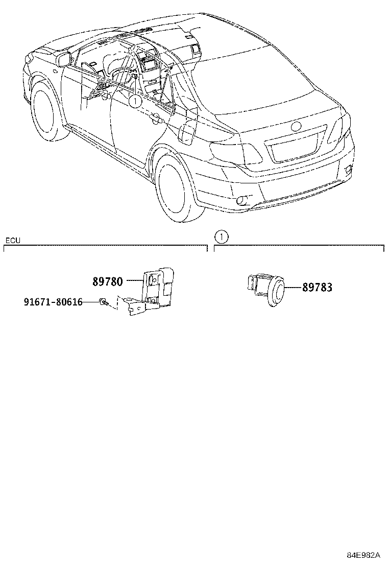 89780-02110 COMPUTER ASSY, TRANSPONDER KEY product image