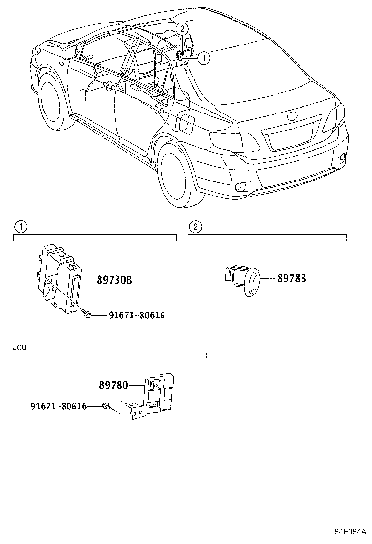 89780-02110 COMPUTER ASSY, TRANSPONDER KEY product image