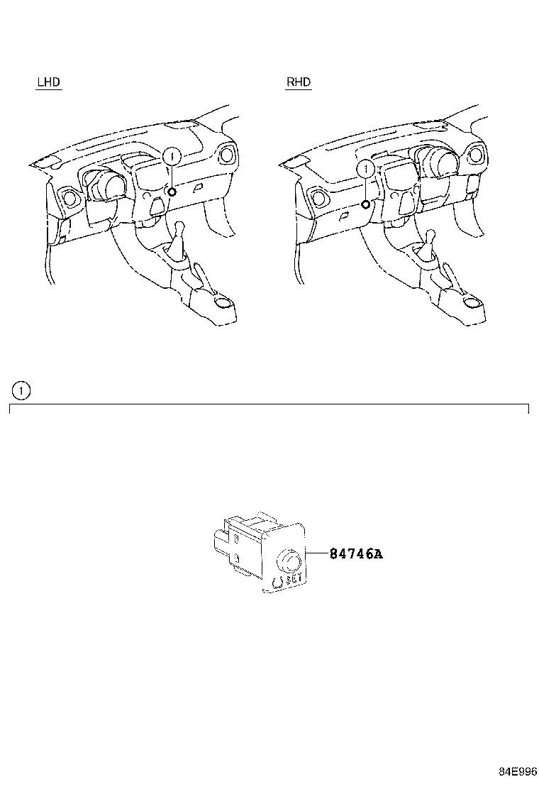 84746-02020 SWITCH, TIRE PRESSURE WARNING, NO.1 product image