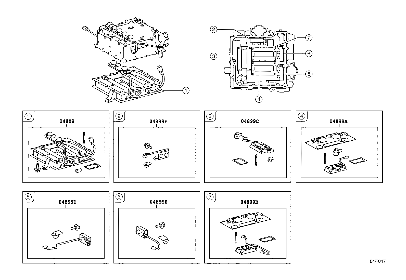 04899-28020 TRANSISTOR KIT, POWER MODULE INTELLIGENT(FRONT IPM) product image