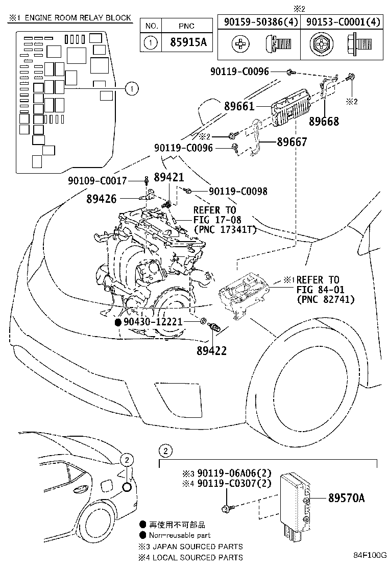 89661-0ZK10 COMPUTER, ENGINE CONTROL product image
