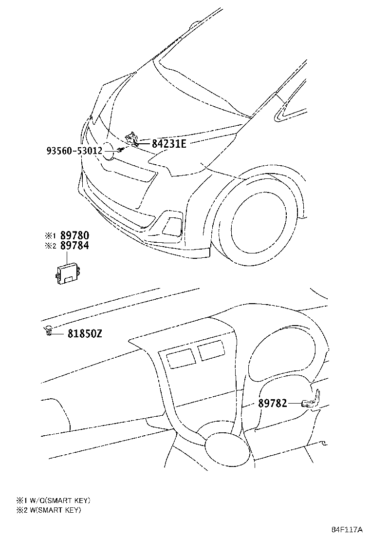 89780-52170 COMPUTER ASSY, TRANSPONDER KEY product image