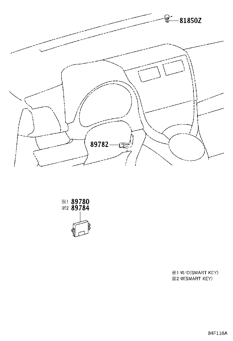 89780-52170 COMPUTER ASSY, TRANSPONDER KEY product image