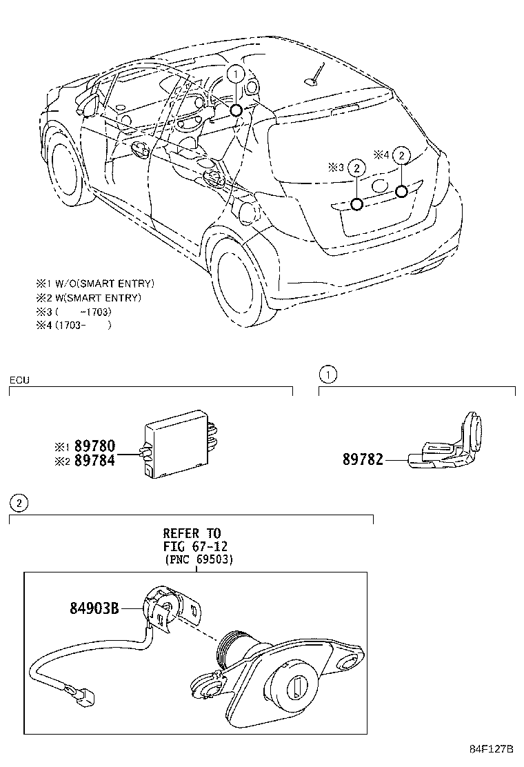 89780-0D130 COMPUTER ASSY, TRANSPONDER KEY product image