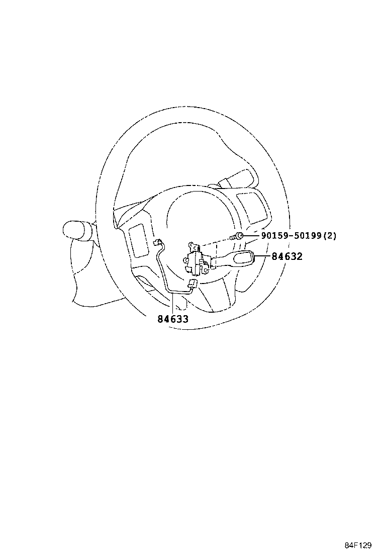 84634-0D010 SWITCH, CRUISE CONTROL MAIN product image