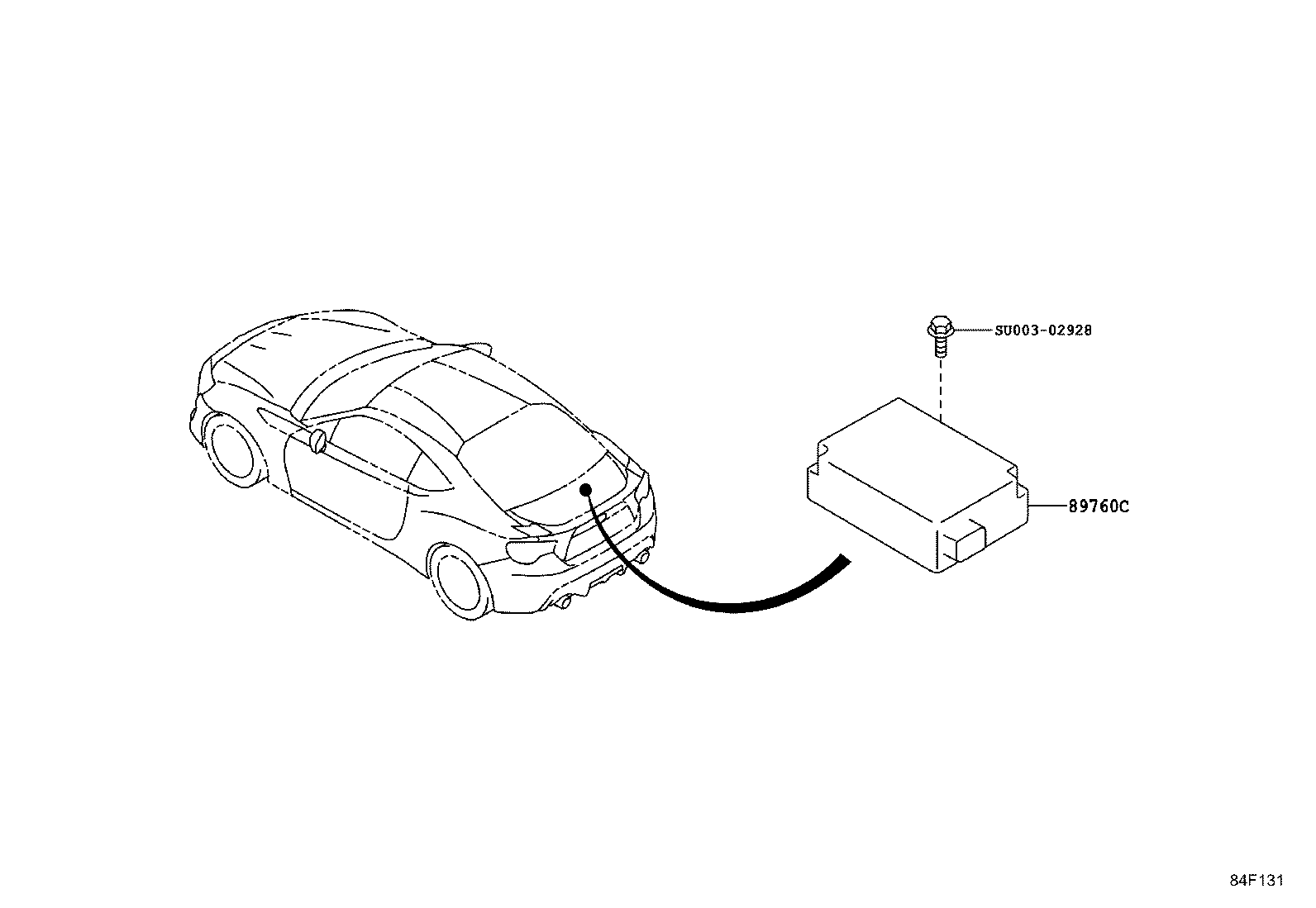 SU003-05641 RECEIVER ASSY, TIRE PRESSURE MONITOR product image