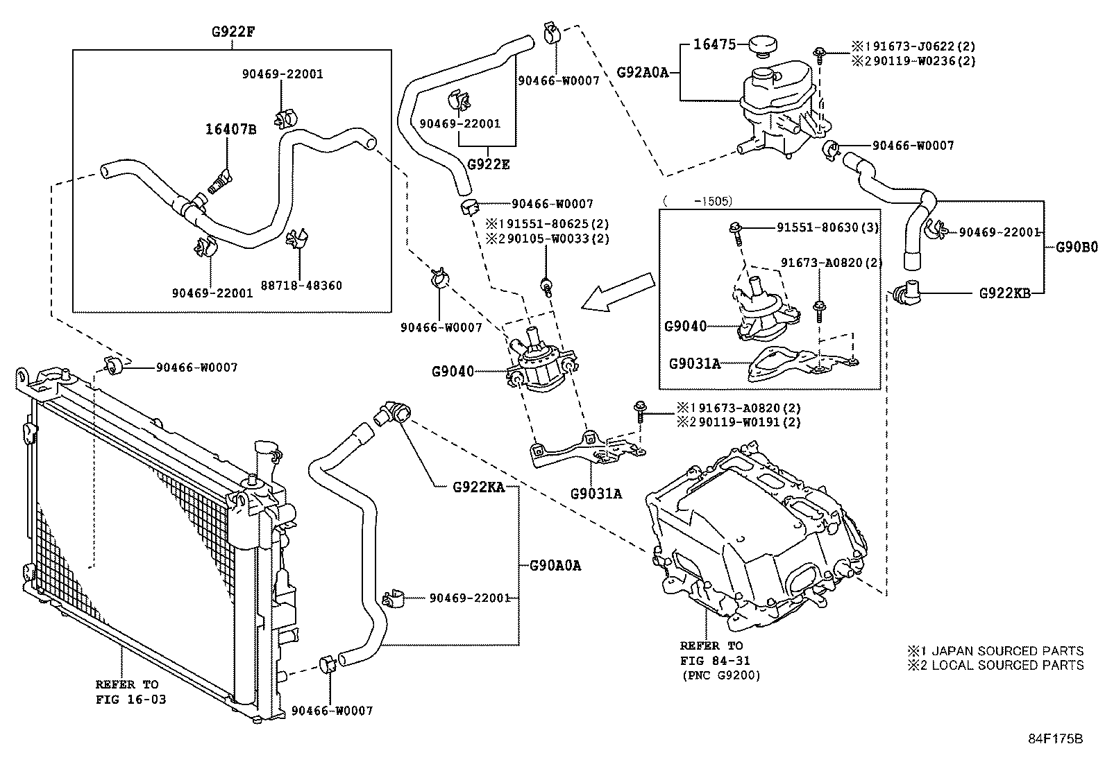 16475-28140 CAP, RESERVE TANK product image