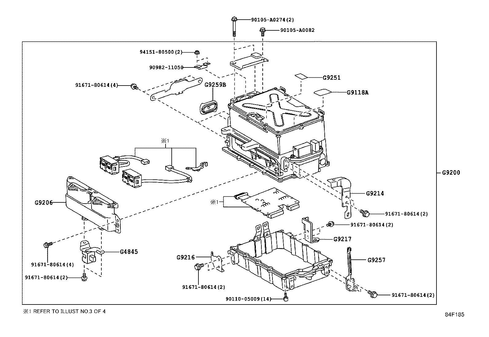 51470-06010 COVER, ENGINE ROOM SIDE, LH NO.2 product image