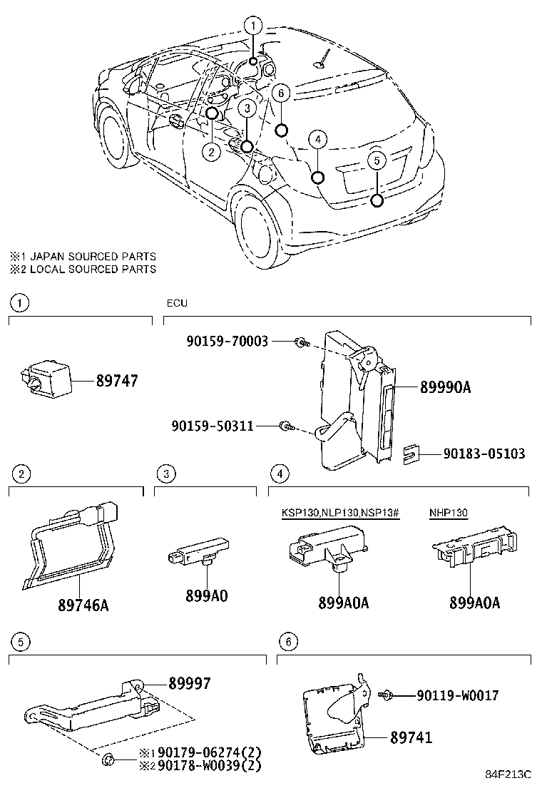 89740-0D280 RECEIVER, DOOR CONTROL product image