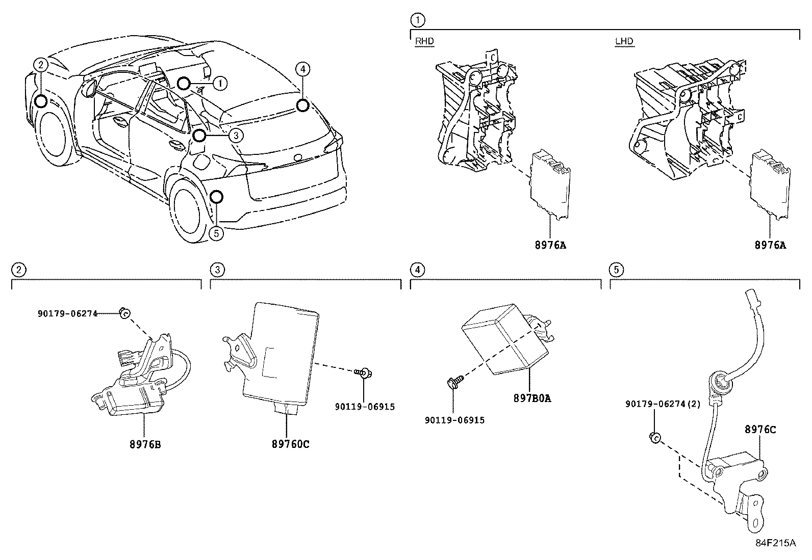 897B0-78090 RECEIVER ASSY, ELECTRICAL KEY & TPMS product image