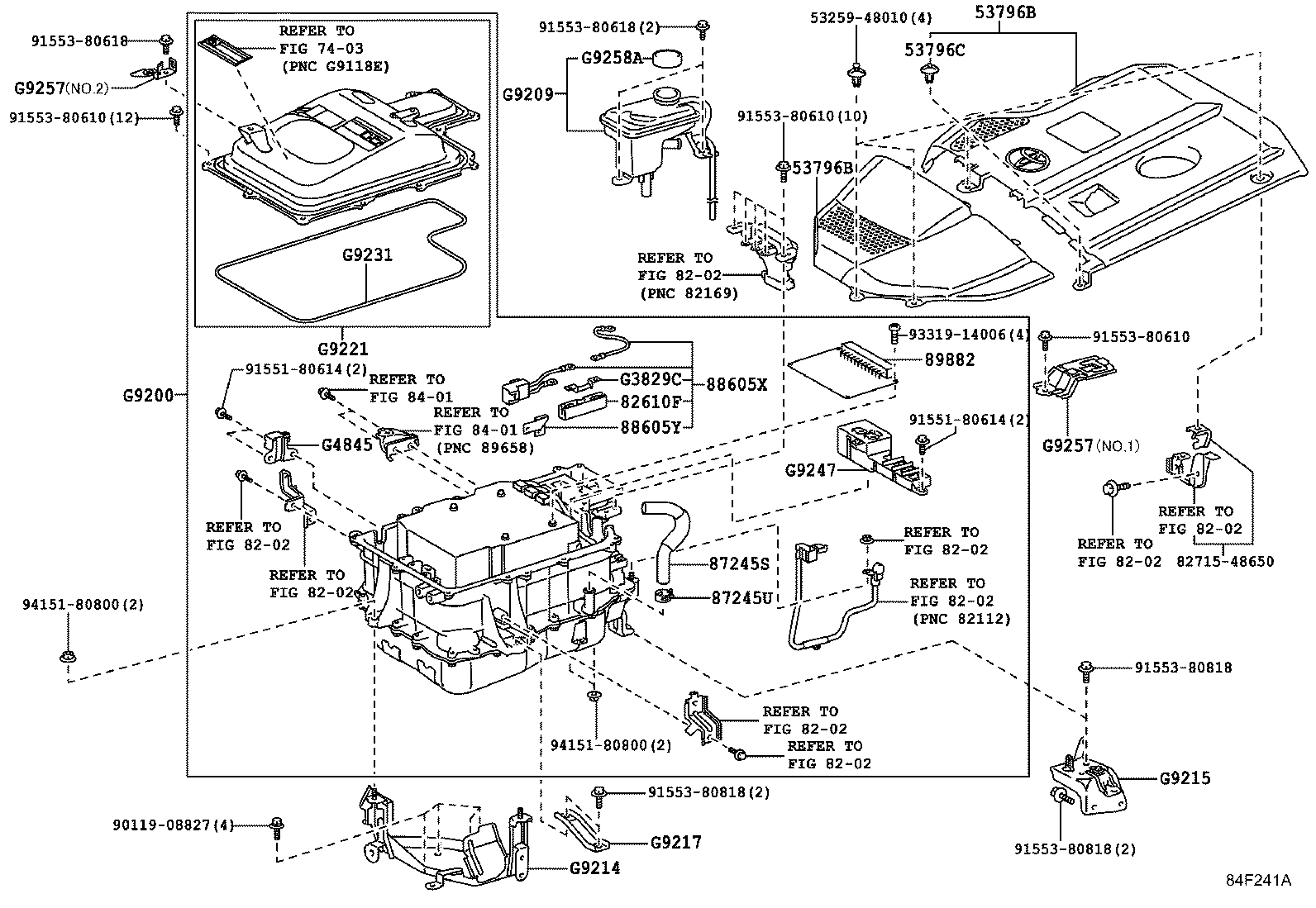 53796-48040 COVER, ENGINE ROOM SIDE, LH NO.2 product image