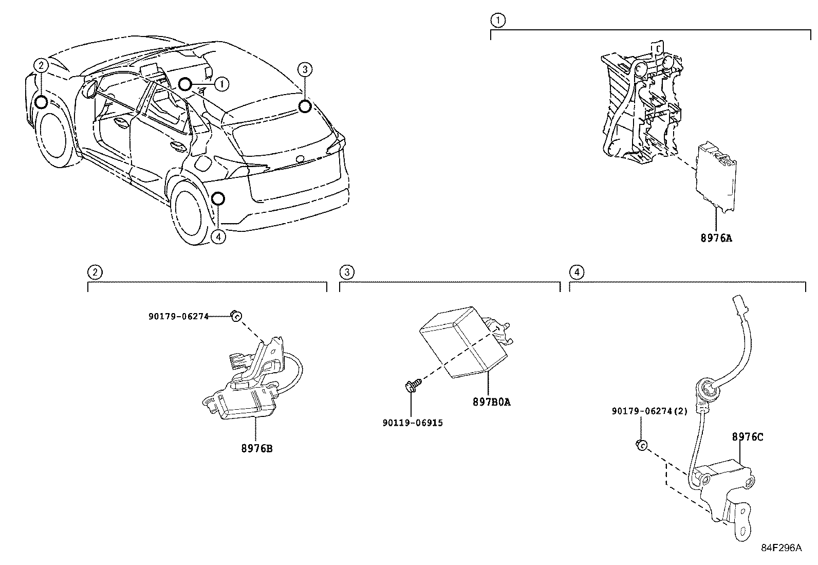 897B0-78010 RECEIVER ASSY, ELECTRICAL KEY & TPMS product image