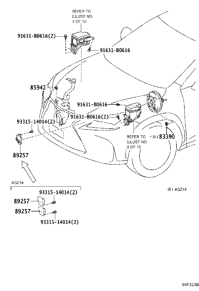 Toyota 82672-78010 COVER, JUNCTION BLOCK