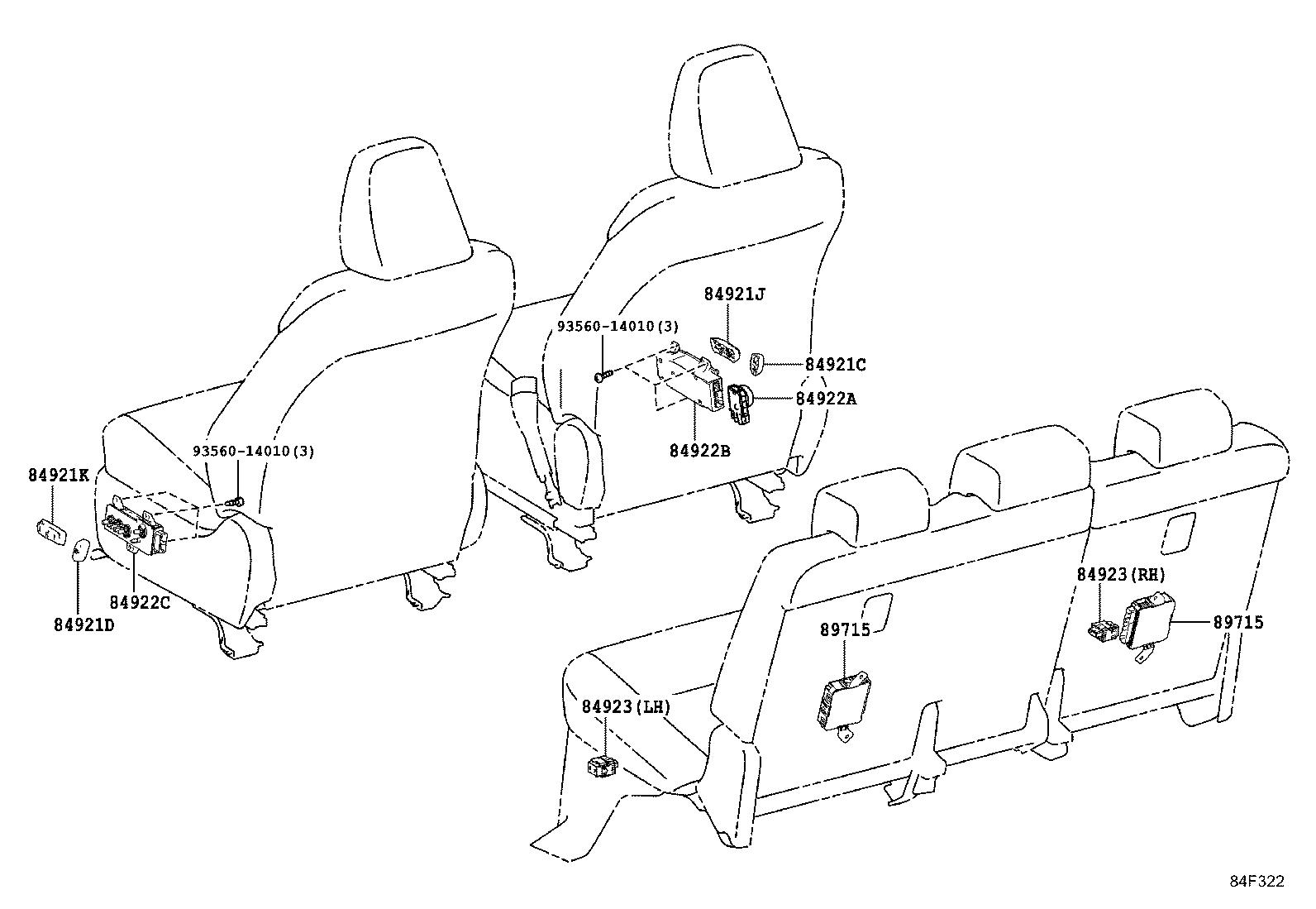 85535-35070-C0 COVER, POWER OUTLET SOCKET, REAR product image