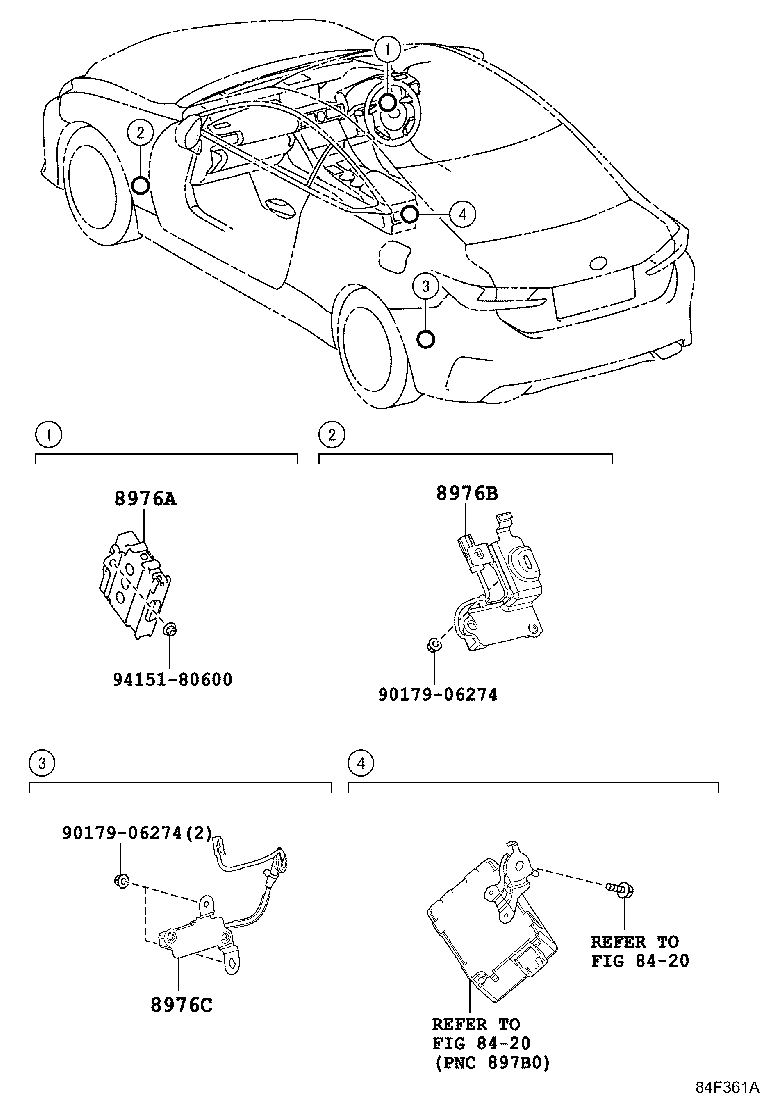 8976A-24012 DRIVER, TIRE PRESSURE MONITOR INITIATOR product image
