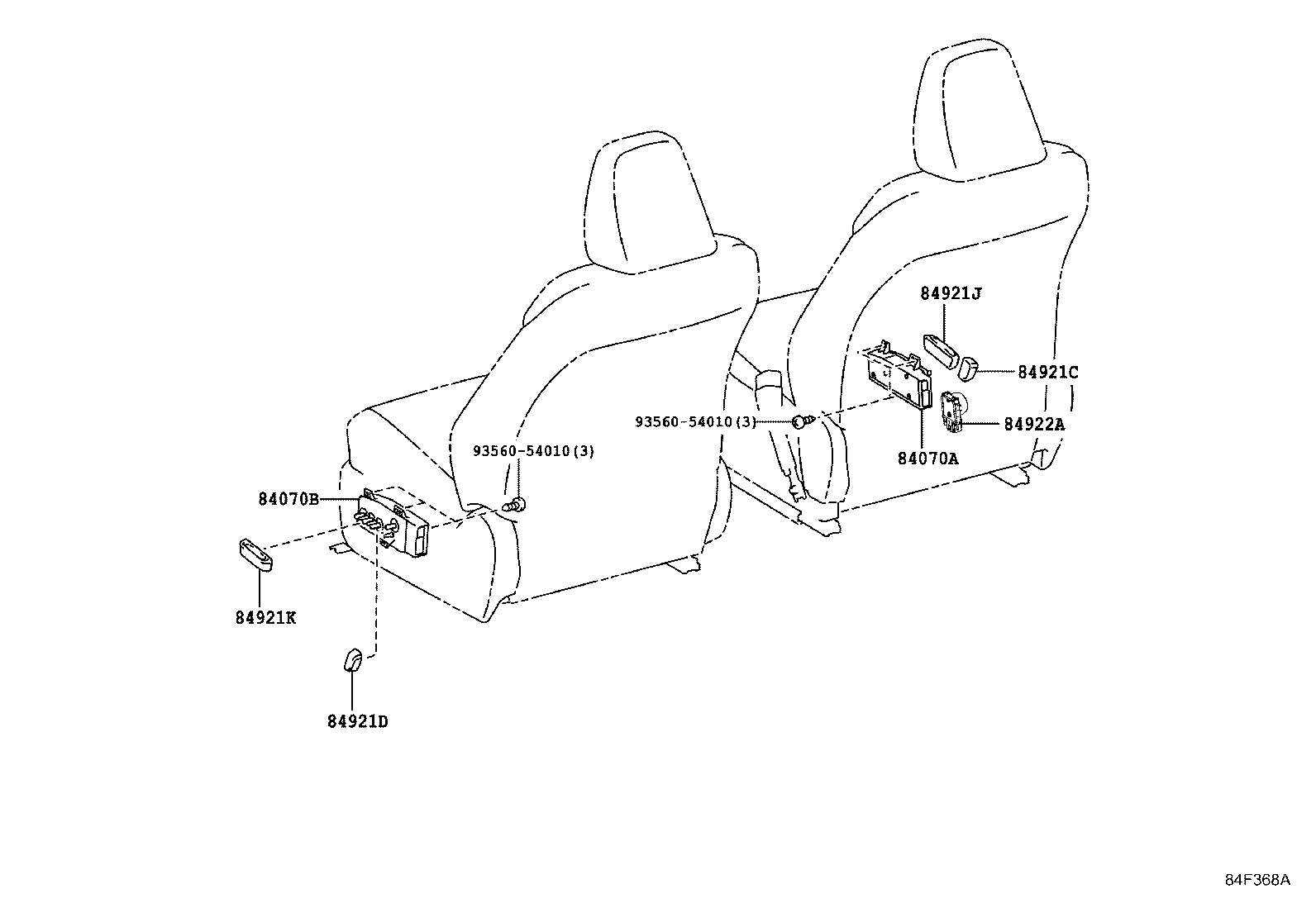 89960-24070 COMPUTER ASSY, HEADLAMP LEVELING product image