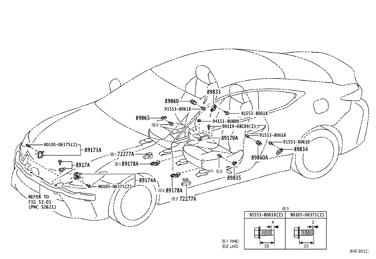 89170-24200 COMPUTER ASSY, AIR BAG product image