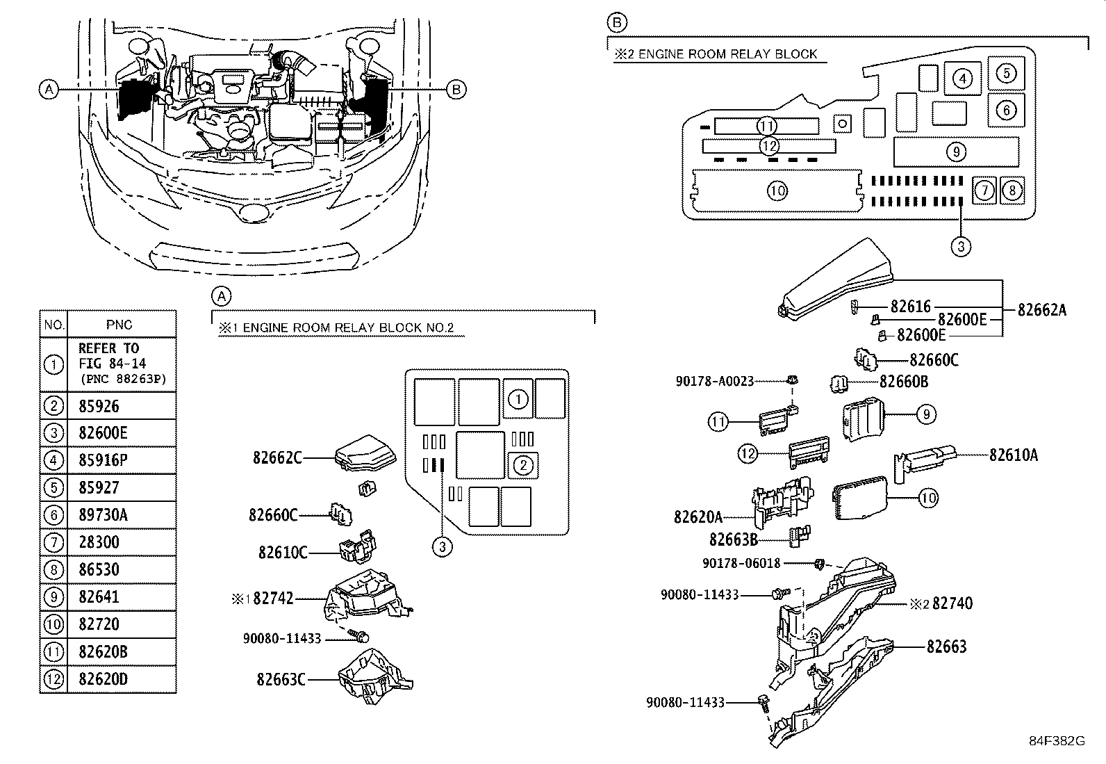 82672-06243 COVER, JUNCTION BLOCK product image