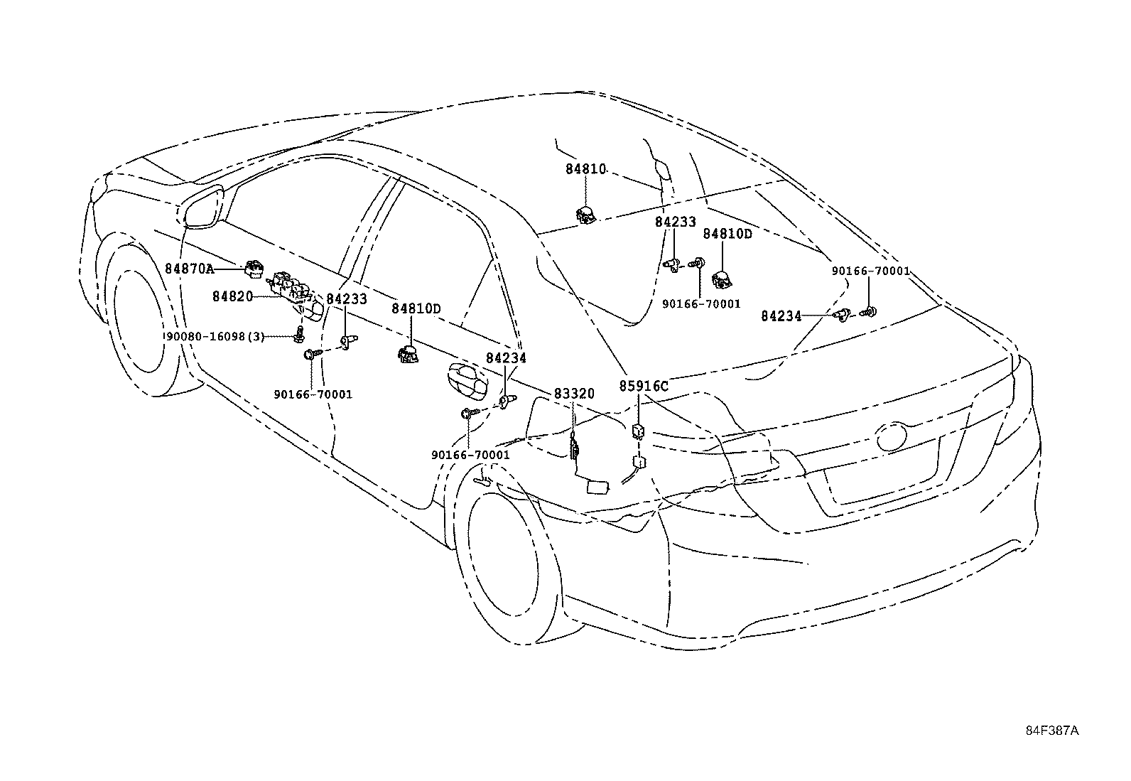 82672-06243 COVER, JUNCTION BLOCK product image