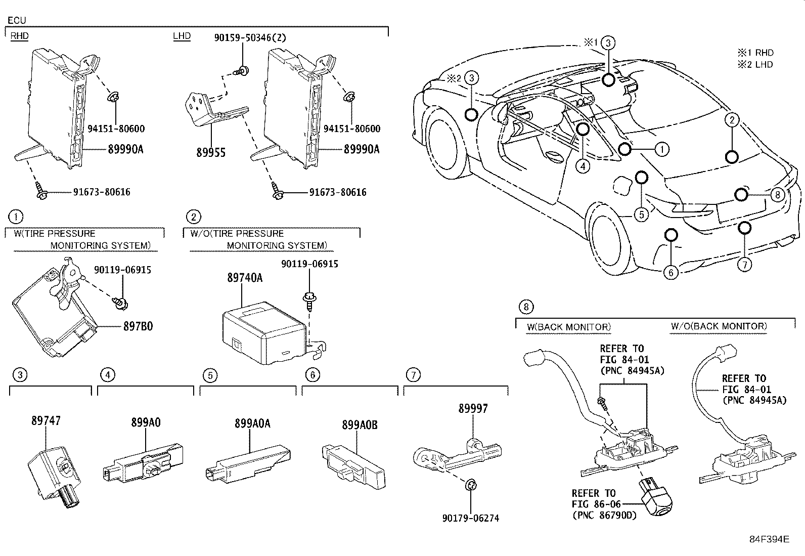 897B0-24010 RECEIVER ASSY, ELECTRICAL KEY & TPMS product image