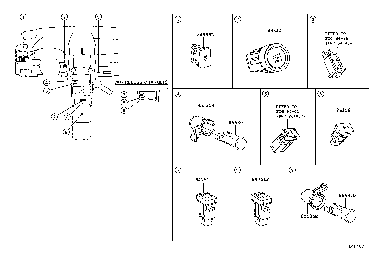 82720-06130 BLOCK ASSY, ENGINE ROOM JUNCTION product image