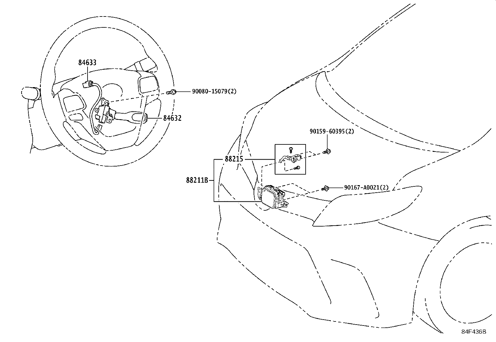 84632-08040 SWITCH, CRUISE CONTROL MAIN product image