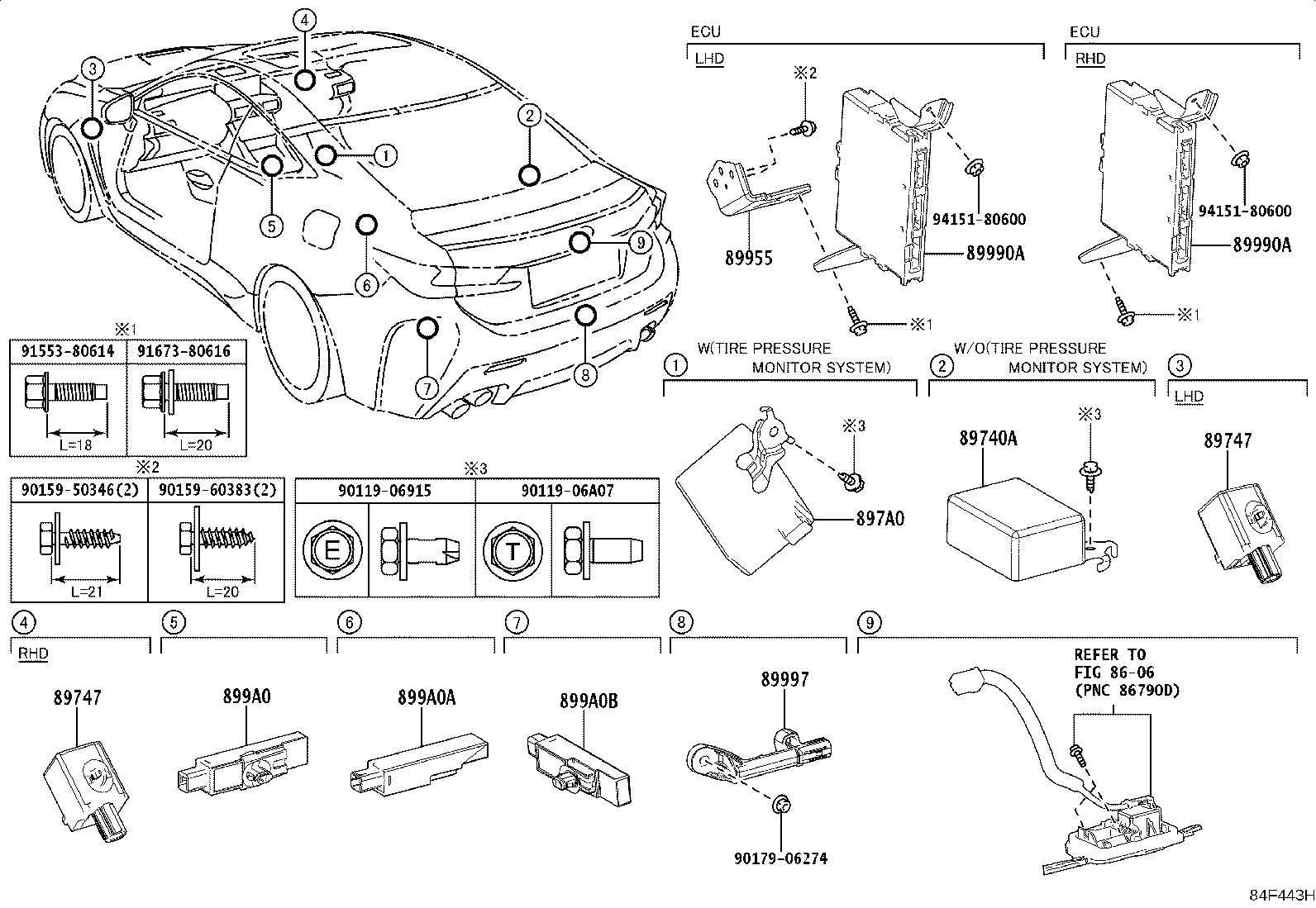 897B0-24330 RECEIVER ASSY,DOOR CONTROL & TIRE PRESSURE MONITORING SYSTEM product image