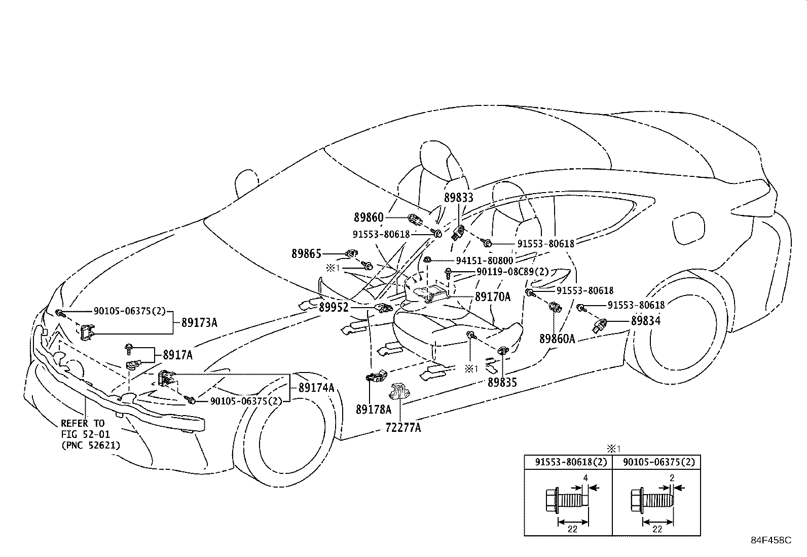 89170-24170 COMPUTER ASSY, AIR BAG product image