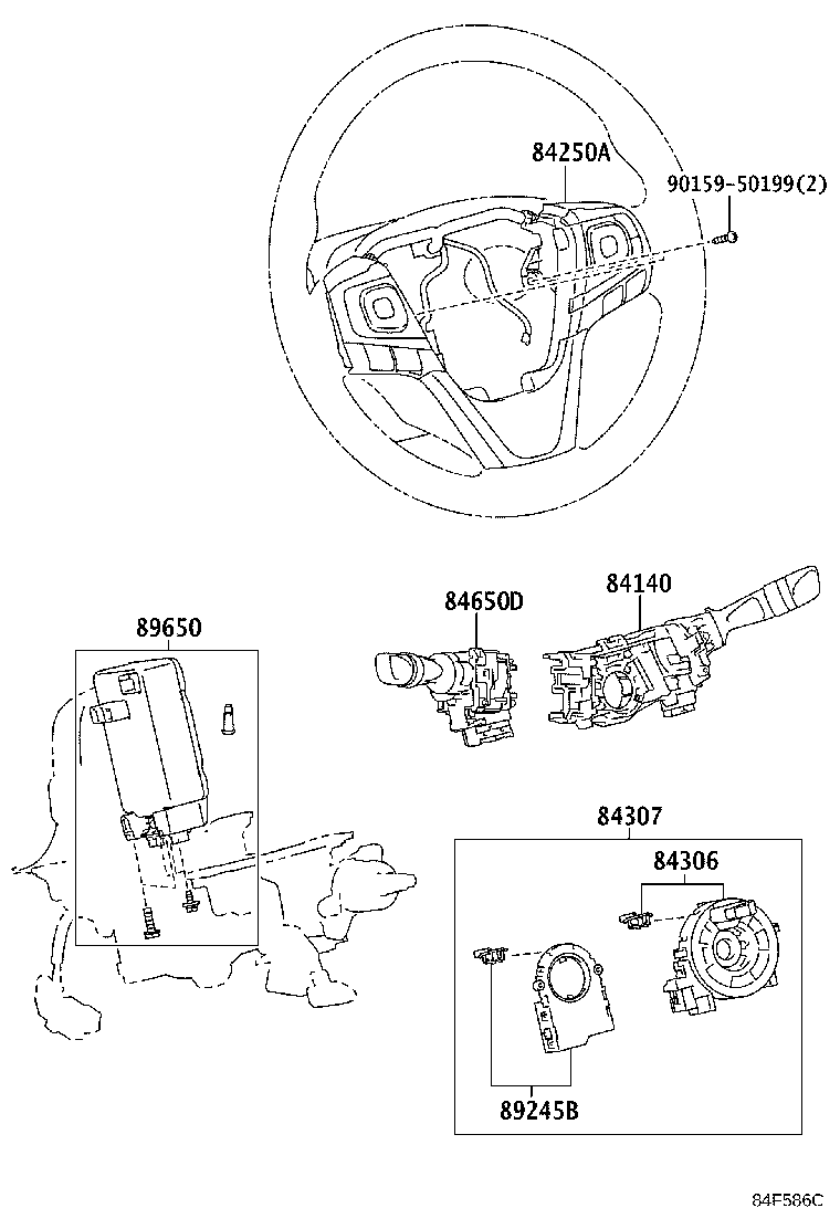 85535-33080 COVER, POWER OUTLET SOCKET, NO.2 product image