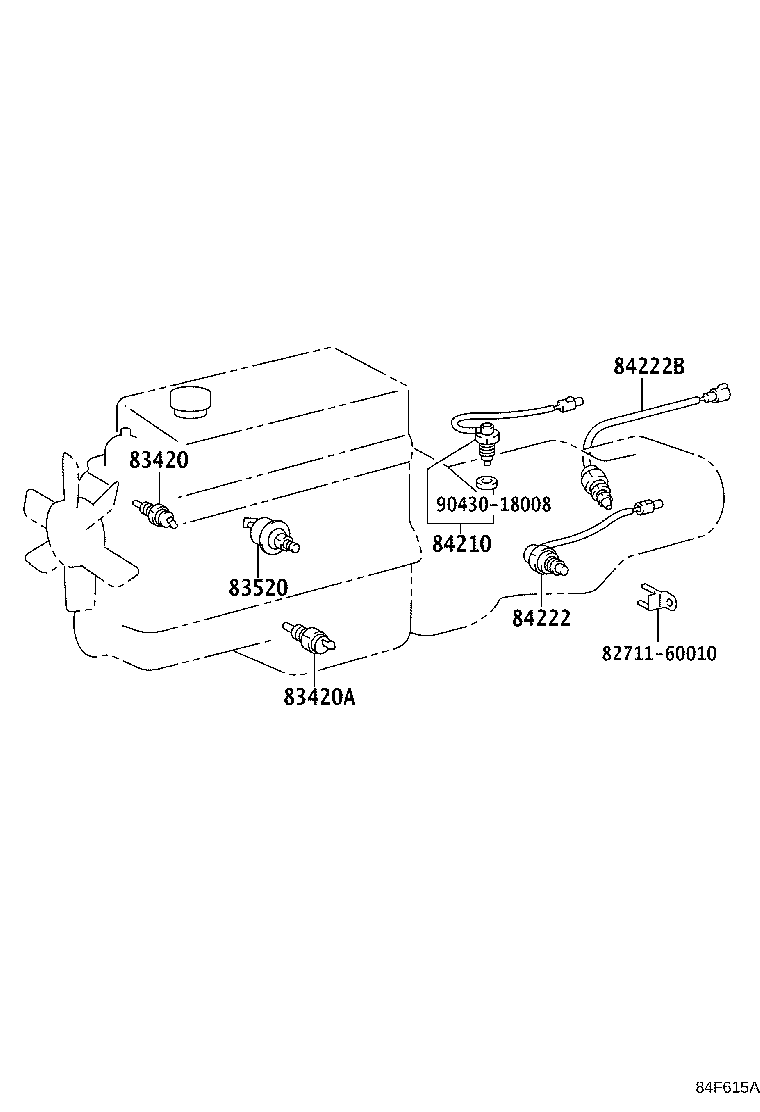 83320-69205 GAGE ASSY, FUEL SENDER product image
