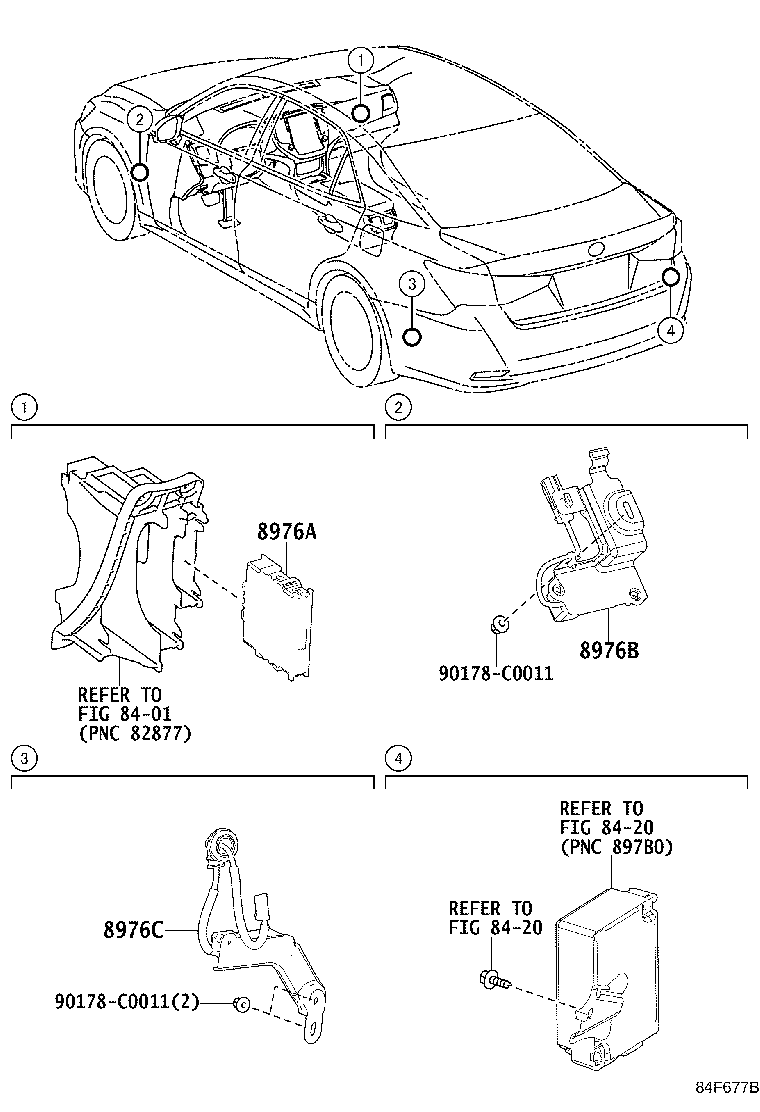 8976C-30020 INITIATOR, TIRE PRESSURE MONITOR REAR product image