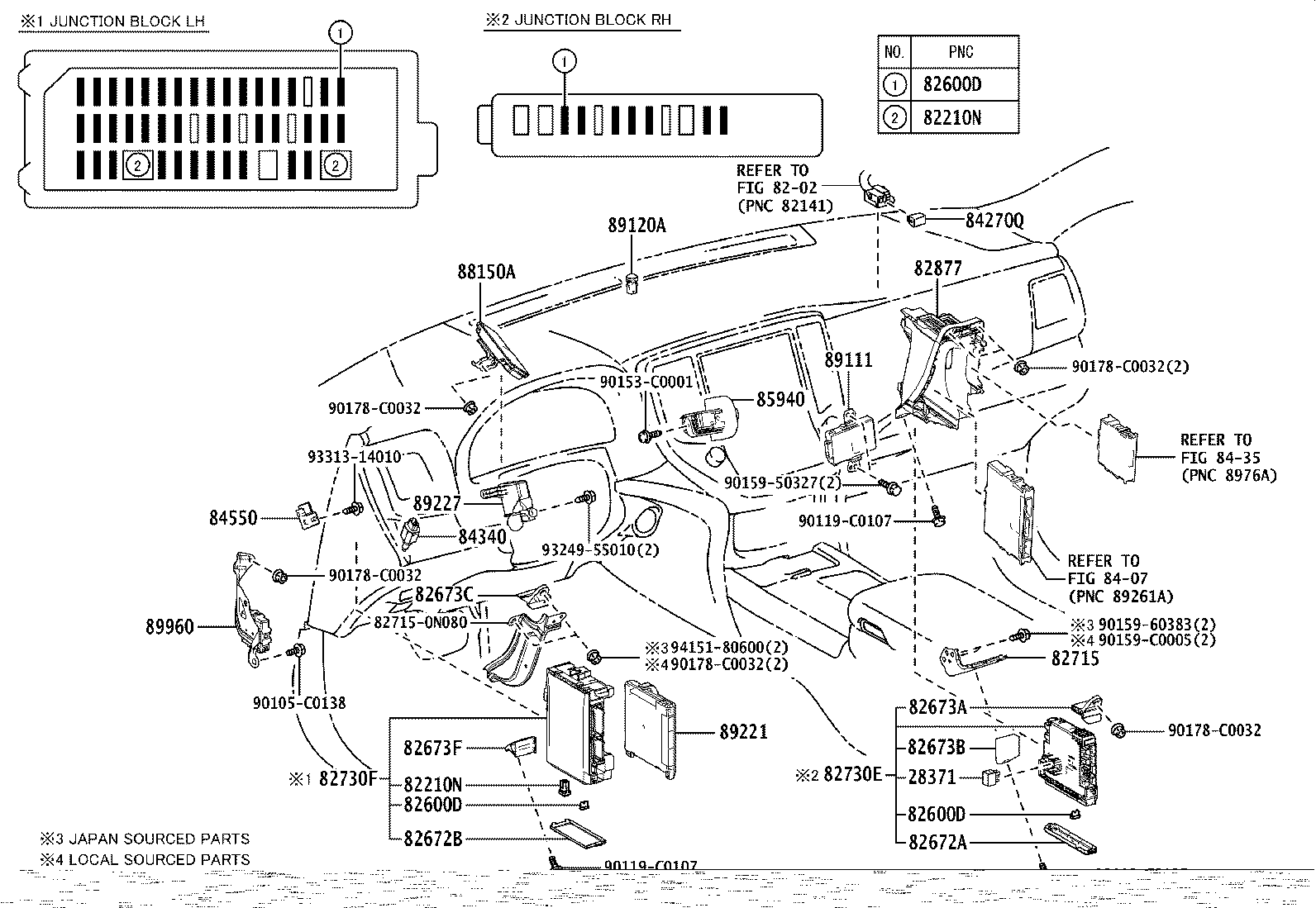 82672-30460 COVER, JUNCTION BLOCK product image