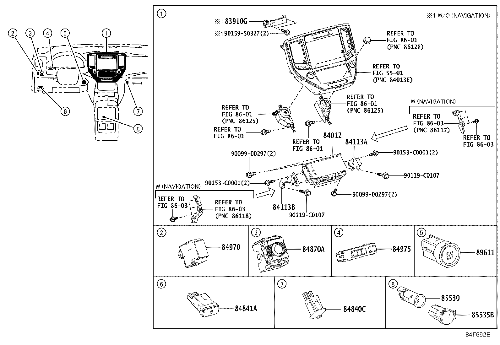 82672-30460 COVER, JUNCTION BLOCK product image