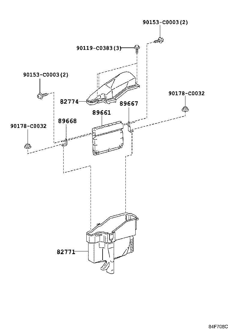 89661-0N160 COMPUTER, ENGINE CONTROL product image