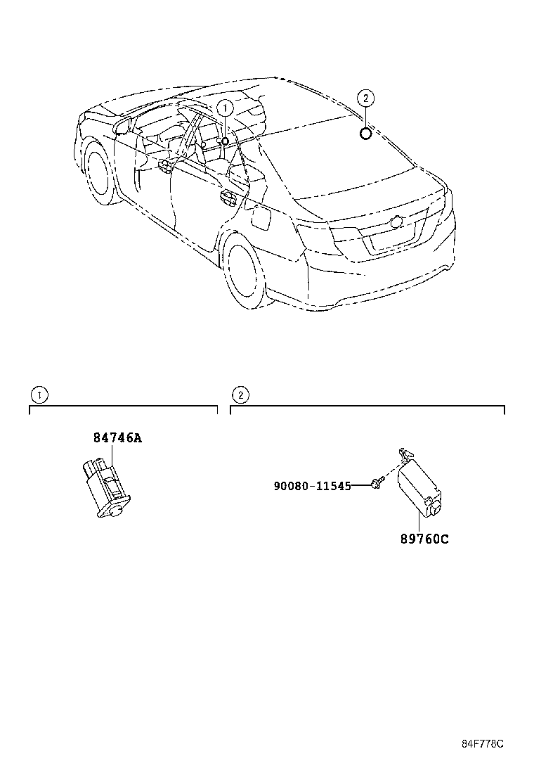 89760-06090 RECEIVER ASSY, TIRE PRESSURE MONITOR product image