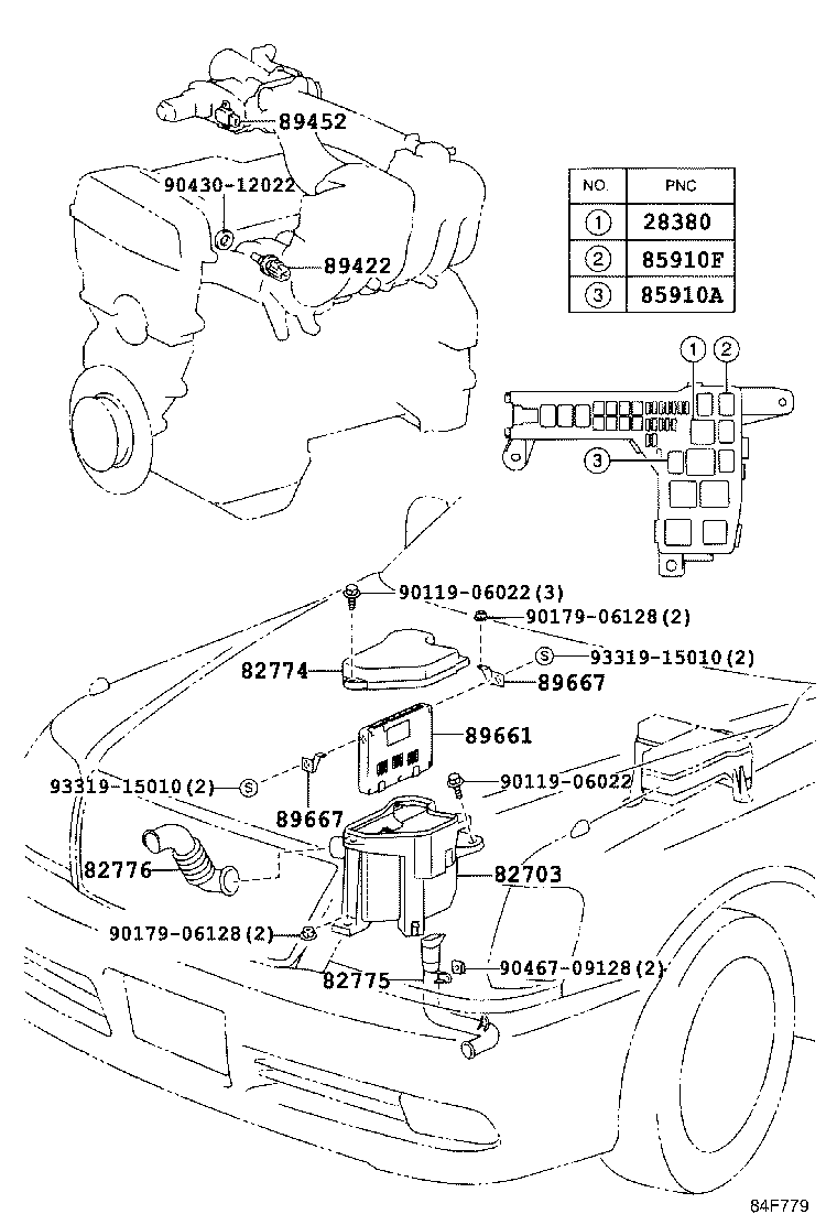 89879-30020 BRACKET, INJECTOR DRIVER product image