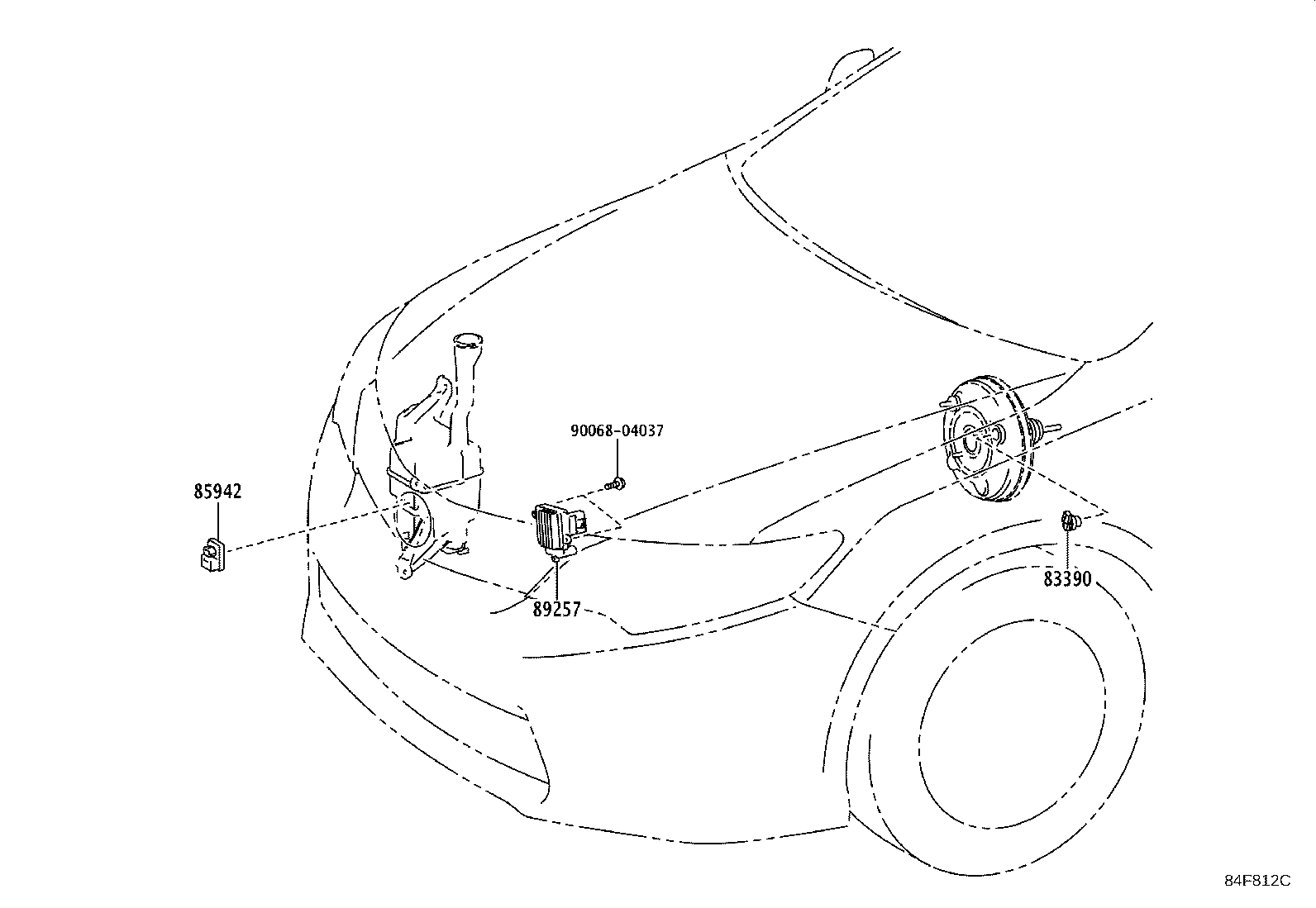 82730-33F43 BLOCK ASSY, INSTRUMENT PANEL JUNCTION product image