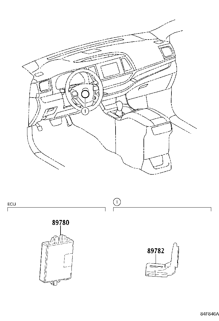 89780-0E050 COMPUTER ASSY, TRANSPONDER KEY product image