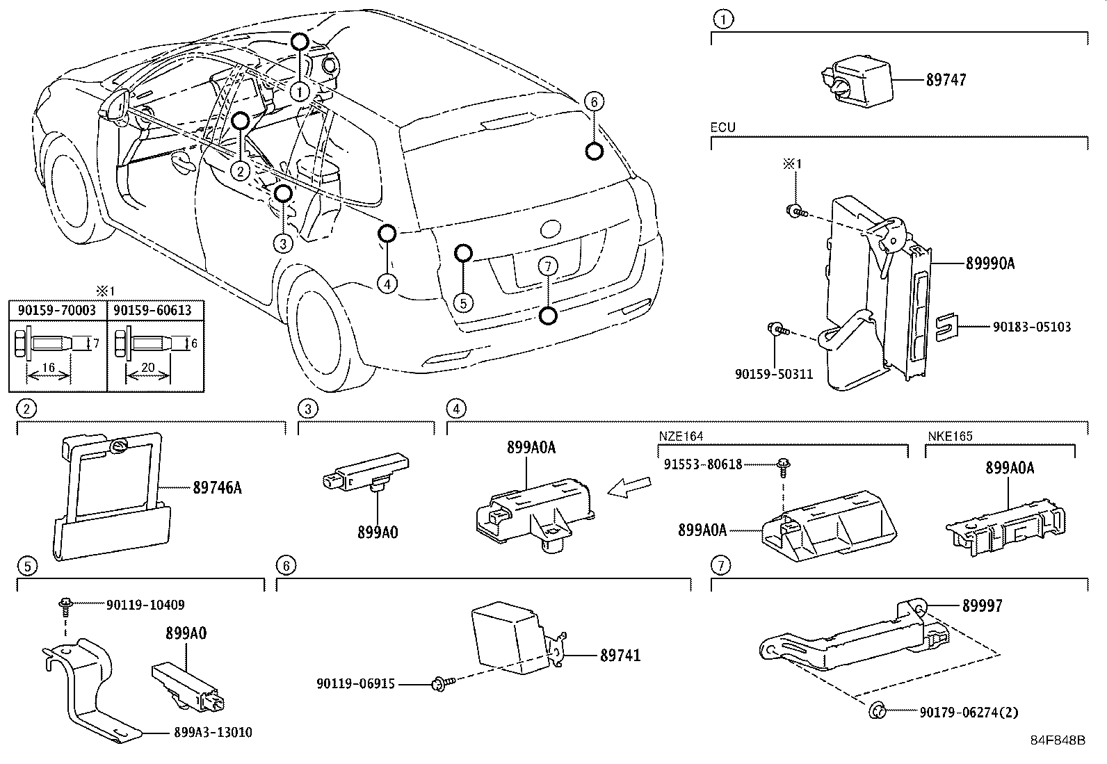 89741-13091 RECEIVER, DOOR CONTROL product image