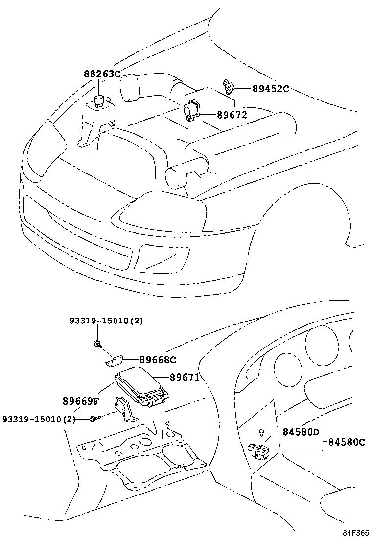 84580-14010 SWITCH ASSY, THROTTLE POSITION product image