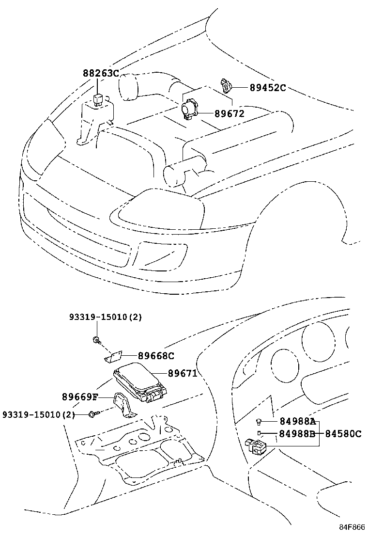 84580-14010 SWITCH ASSY, THROTTLE POSITION product image
