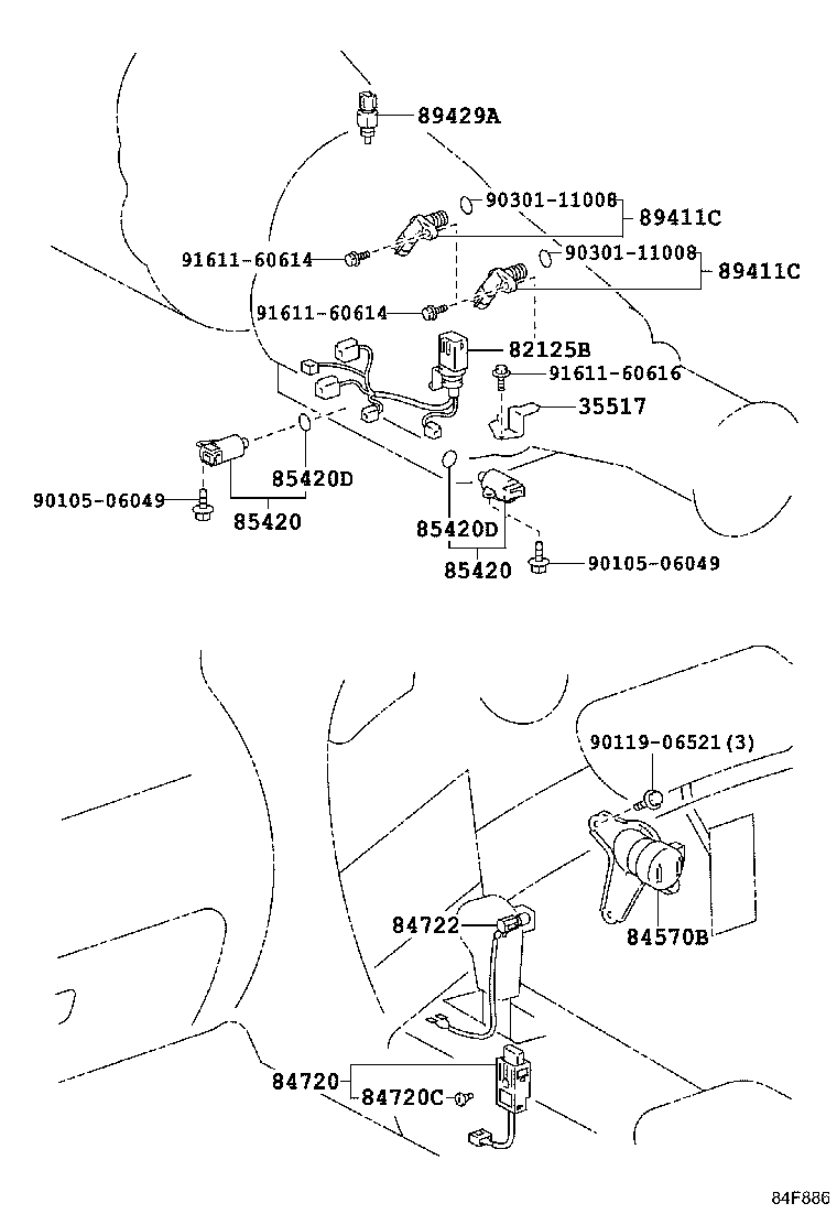 82125-30480 WIRE, TRANSMISSION product image