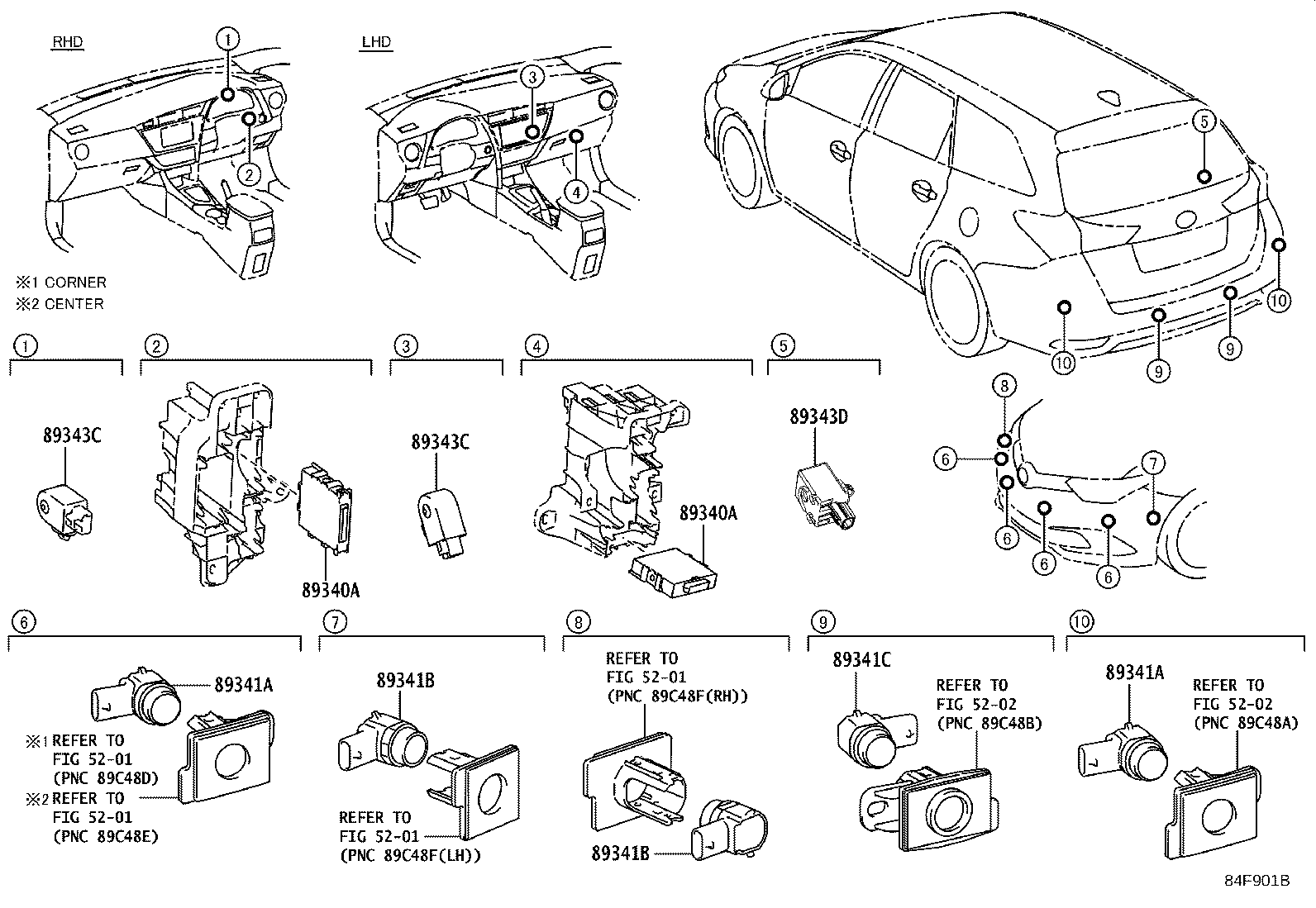 89340-02030 COMPUTER ASSY, CLEARANCE WARNING product image