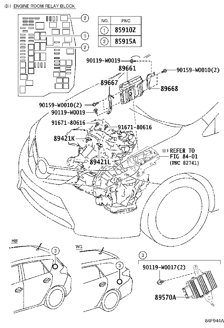 89661-0Z750 COMPUTER, ENGINE CONTROL product image