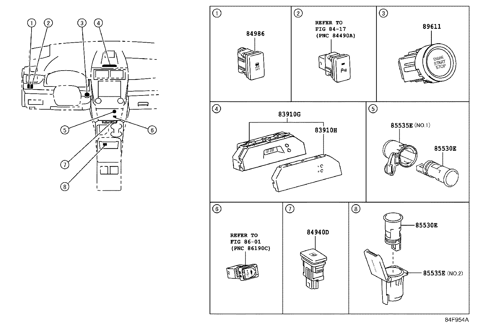 82730-33F42 BLOCK ASSY, INSTRUMENT PANEL JUNCTION product image