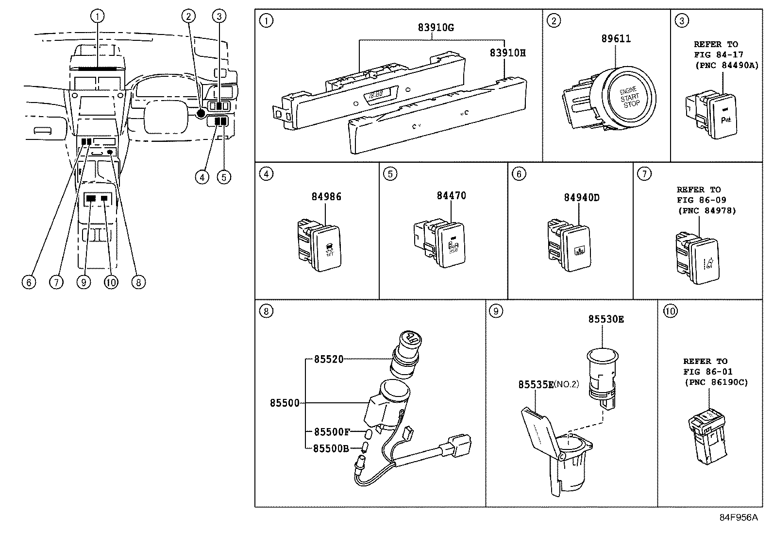 82730-33F42 BLOCK ASSY, INSTRUMENT PANEL JUNCTION product image
