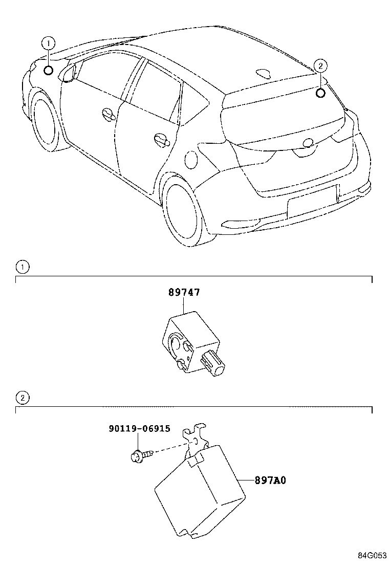 897A0-12010 RECEIVER ASSY,DOOR CONTROL & TIRE PRESSURE MONITORING SYSTEM product image